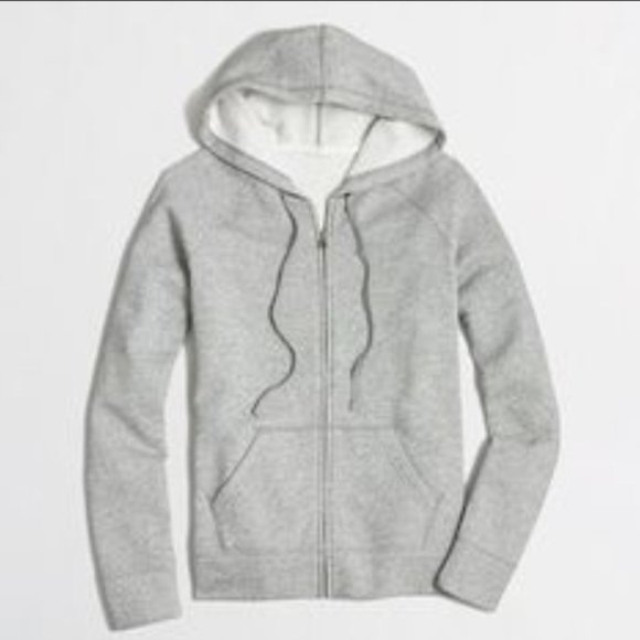 j crew zip up hoodie